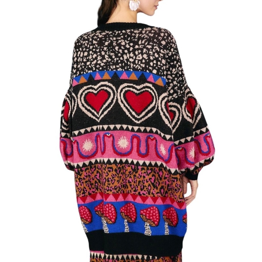 FARM Rio Multicolor Patterned Cardigan - Picture 5 of 16